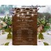 Rustic Wedding Welcome sign with program,Mason Jar wood Welcome sign with program,(030w)